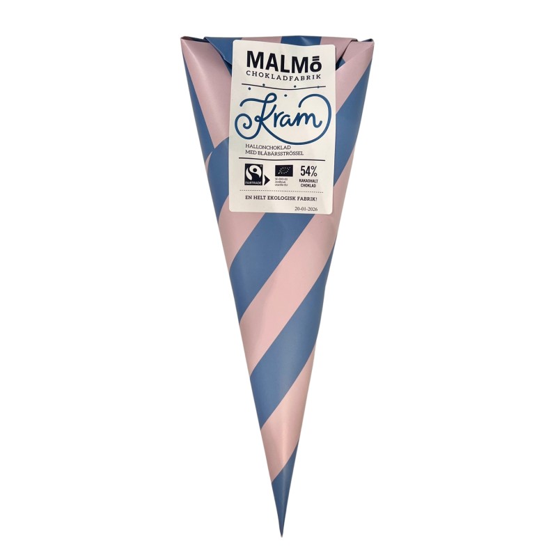 Chokladstrut Kram Hallon/Blåbär 90g
