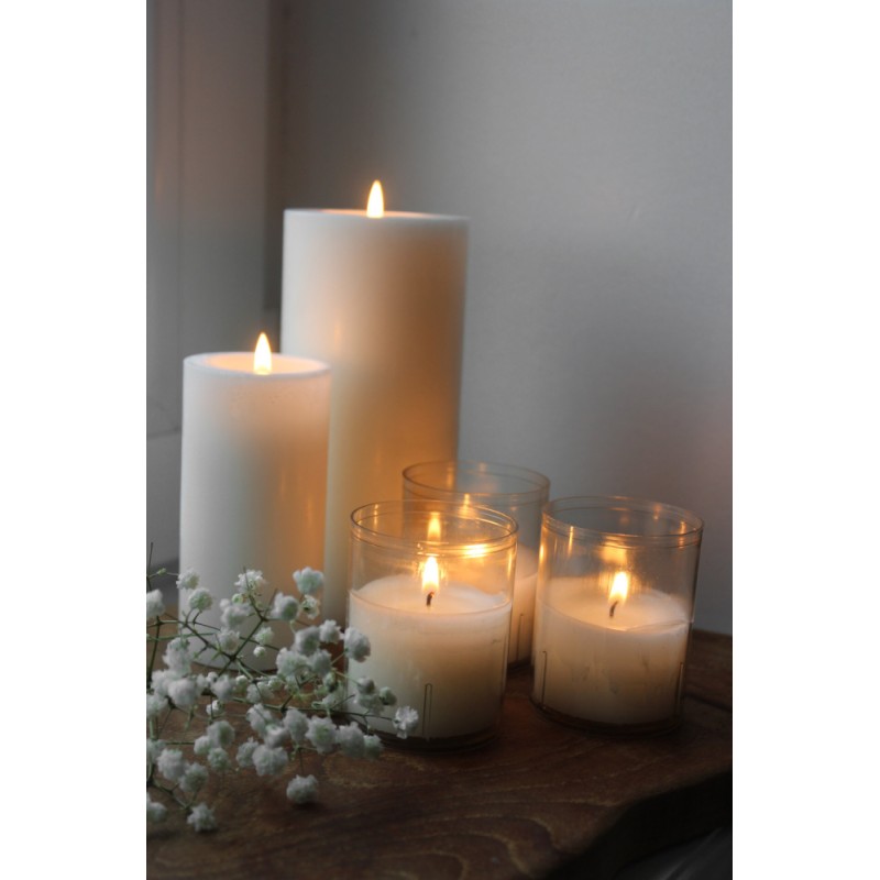 Majas Cottage Värmeljus i plasthållare 4-pack