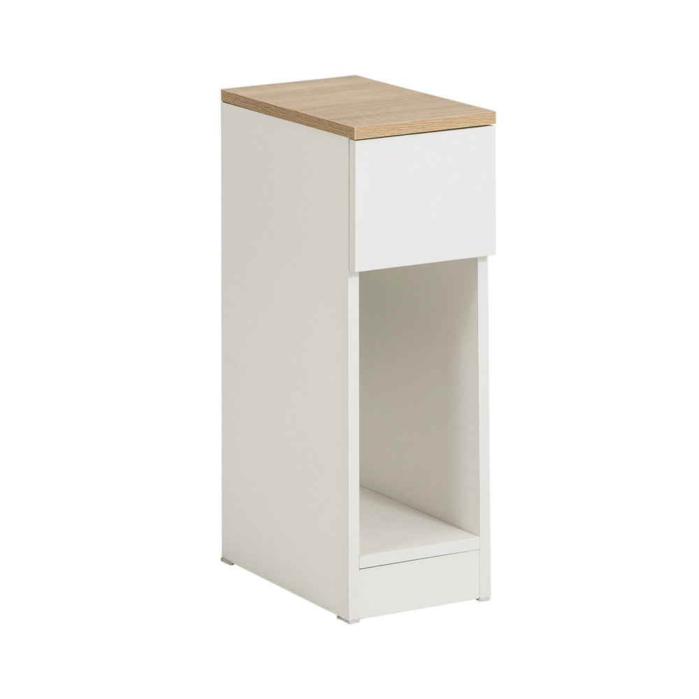 Sidobord Förvaringsbord Soffbord Cafébord vit FBT111-WN