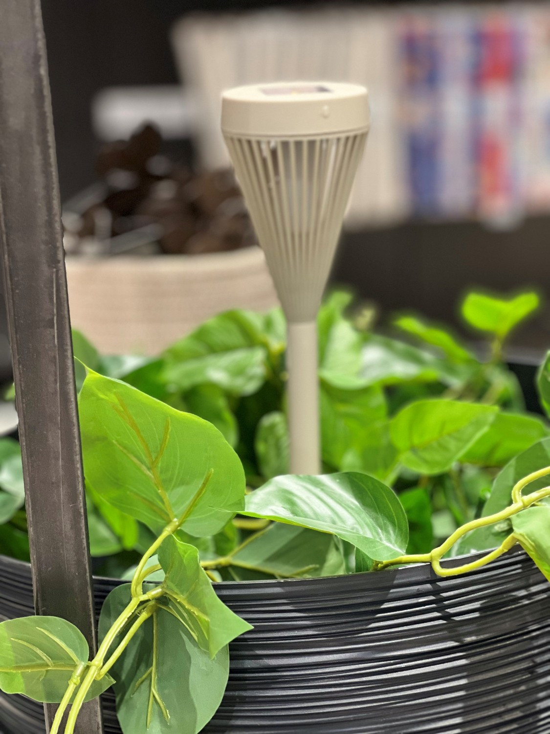 Solcellslampa Lampa Greige 43 cm Spjut Trädgård