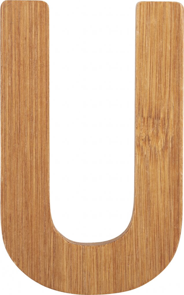 Väggdekoration - Bokstav - U