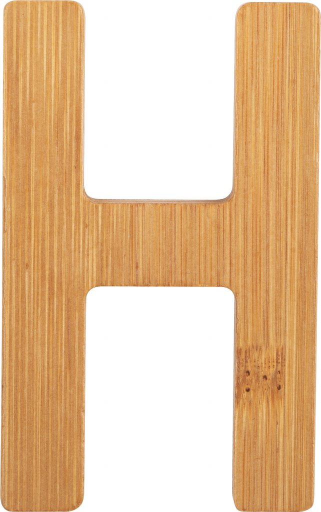Väggdekoration - Bokstav - H