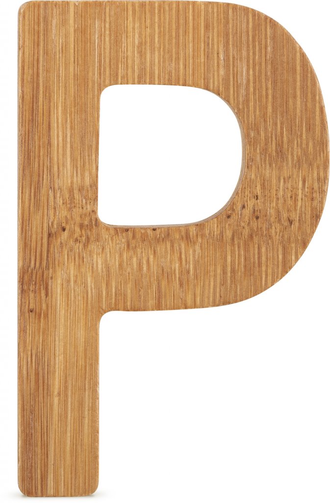 Väggdekoration - Bokstav - P