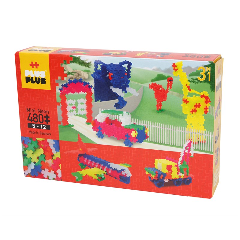 Plus Plus - Mini 480-bitar Neon