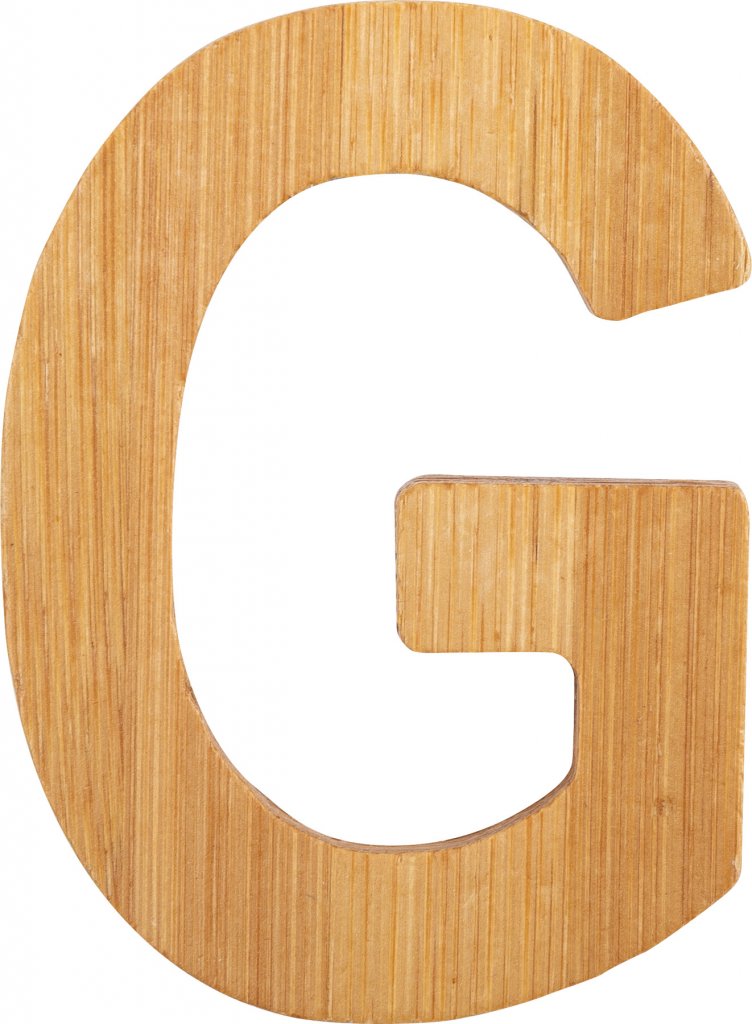 Väggdekoration - Bokstav - G