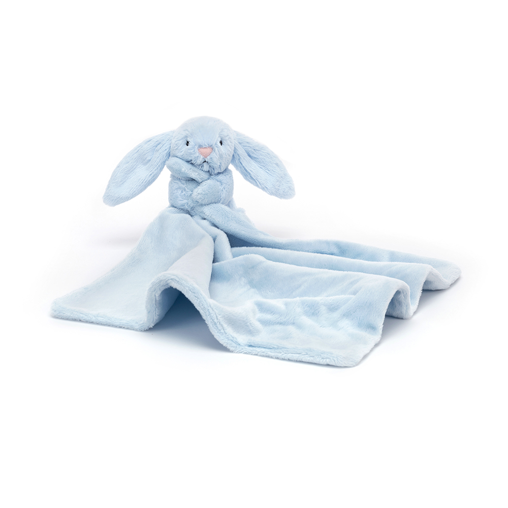 Jellycat - Snuttefilt Bashful Kanin, Blå