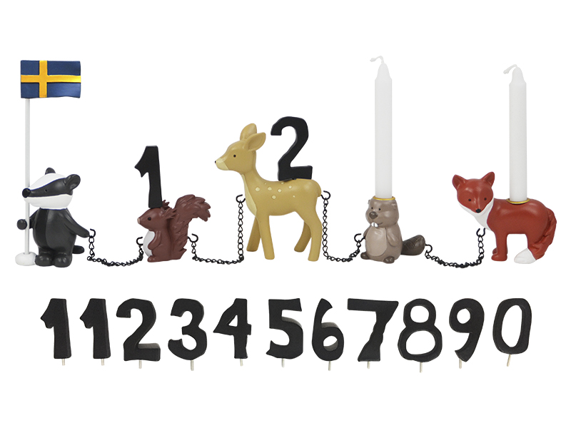 Födelsedagståg, Skovdjur,  Kids By Friis