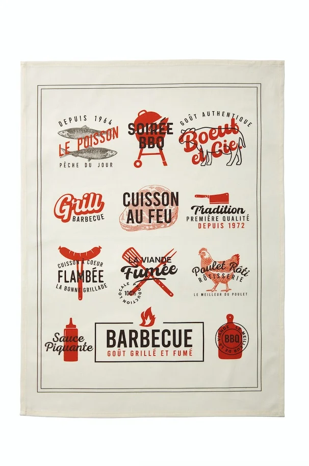 Coucke - Kökshandduk, Barbecue