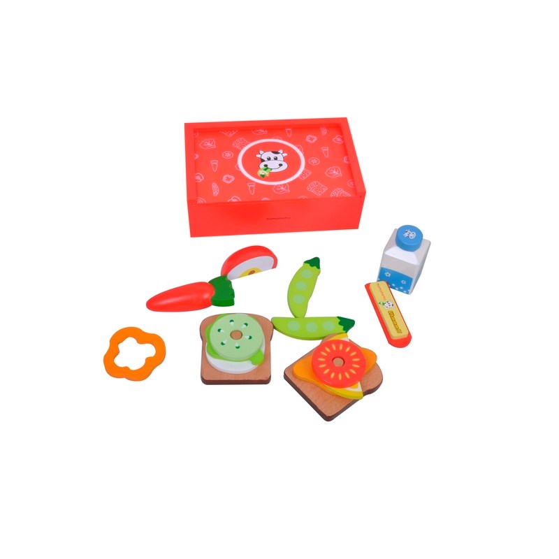 Leksaksmat, Lunchbox, röd