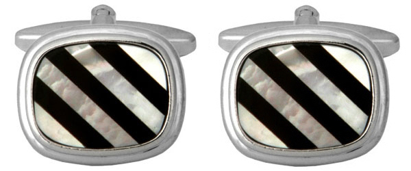 Manschettknapp - Stripes
