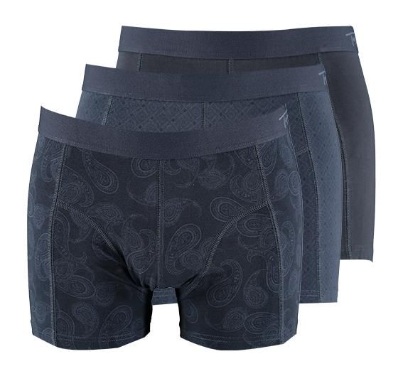 Mörkblå boxer 3-p - Topeco