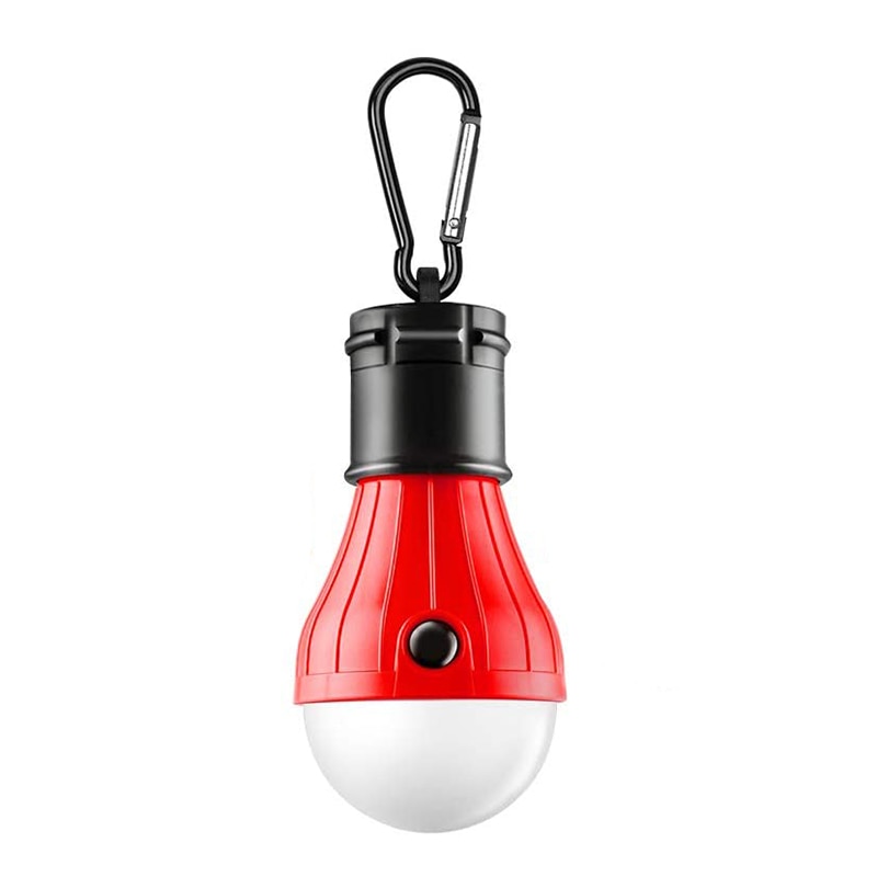 Röd Campinglampa