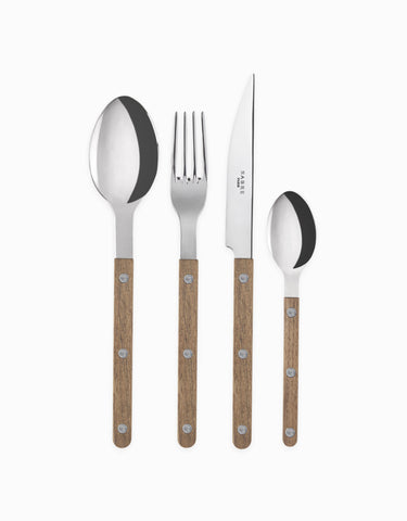 Bistrot Bestickset Teak 24 delar