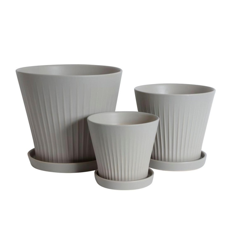 Kruka Beige/Grå 3-set