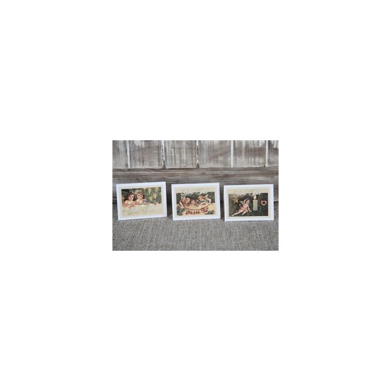 Julkort med kuvert 12-pack 6x8 cm