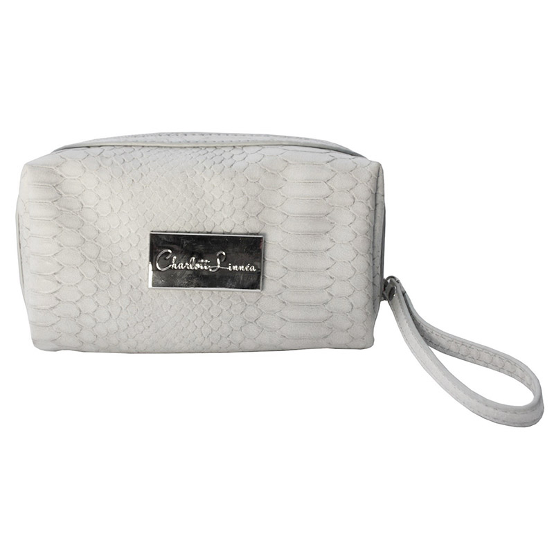 CL Zircon Casual Makeup Bag | Grey