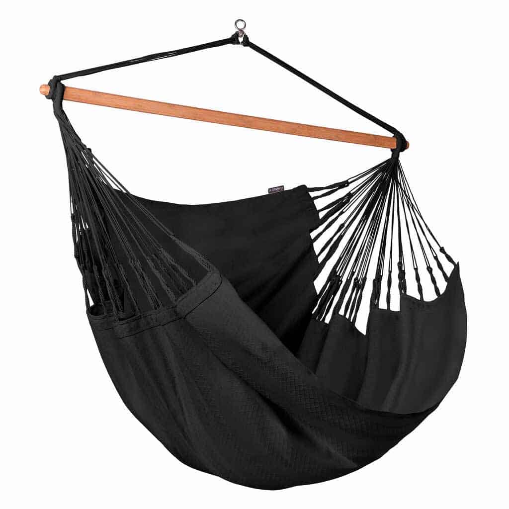 LA SIESTA Habana Lounger Onyx - ekologisk Lounger hängstol XXL