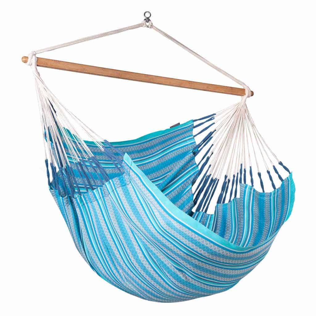 LA SIESTA Habana Lounger Azure - ekologisk lounger hängstol XXL