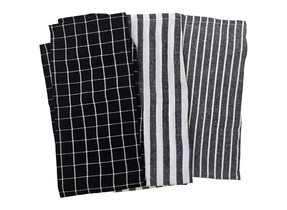 Kökshandduk Svart 50x70 cm