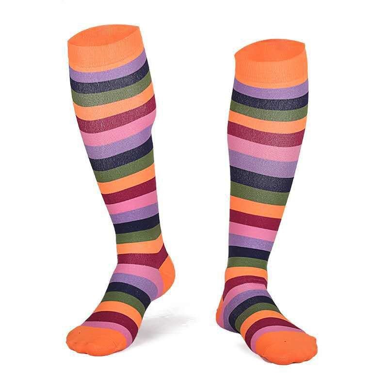 Stödstrumpor Stripe Nr 8