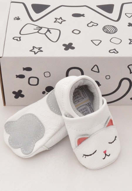 Baby mockasiner - katt 9-15mån