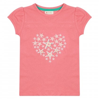 Barn T-shirt kortärmad - Sjöstjärna 2år-5år