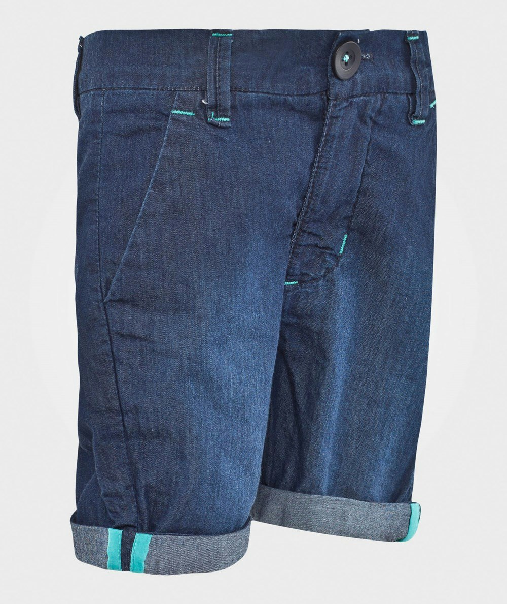 Geggamoja Soft Chino Shorts Denim/blue 86/92cl