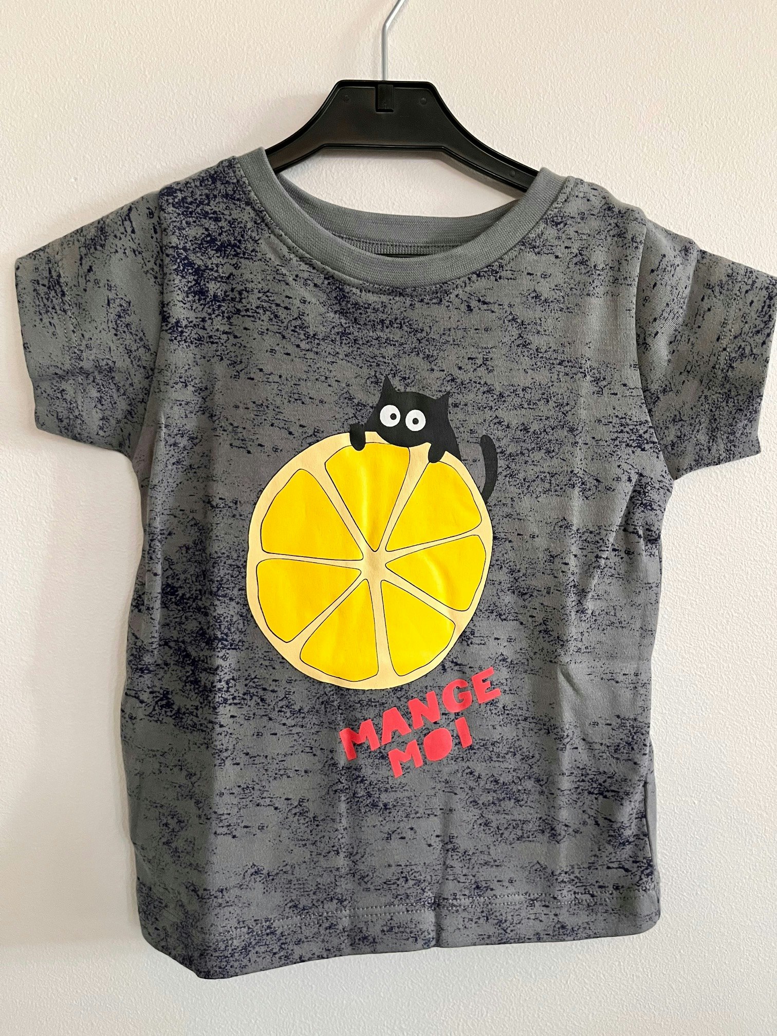 T-shirt kortärmad blå dye - Lemon 24mån