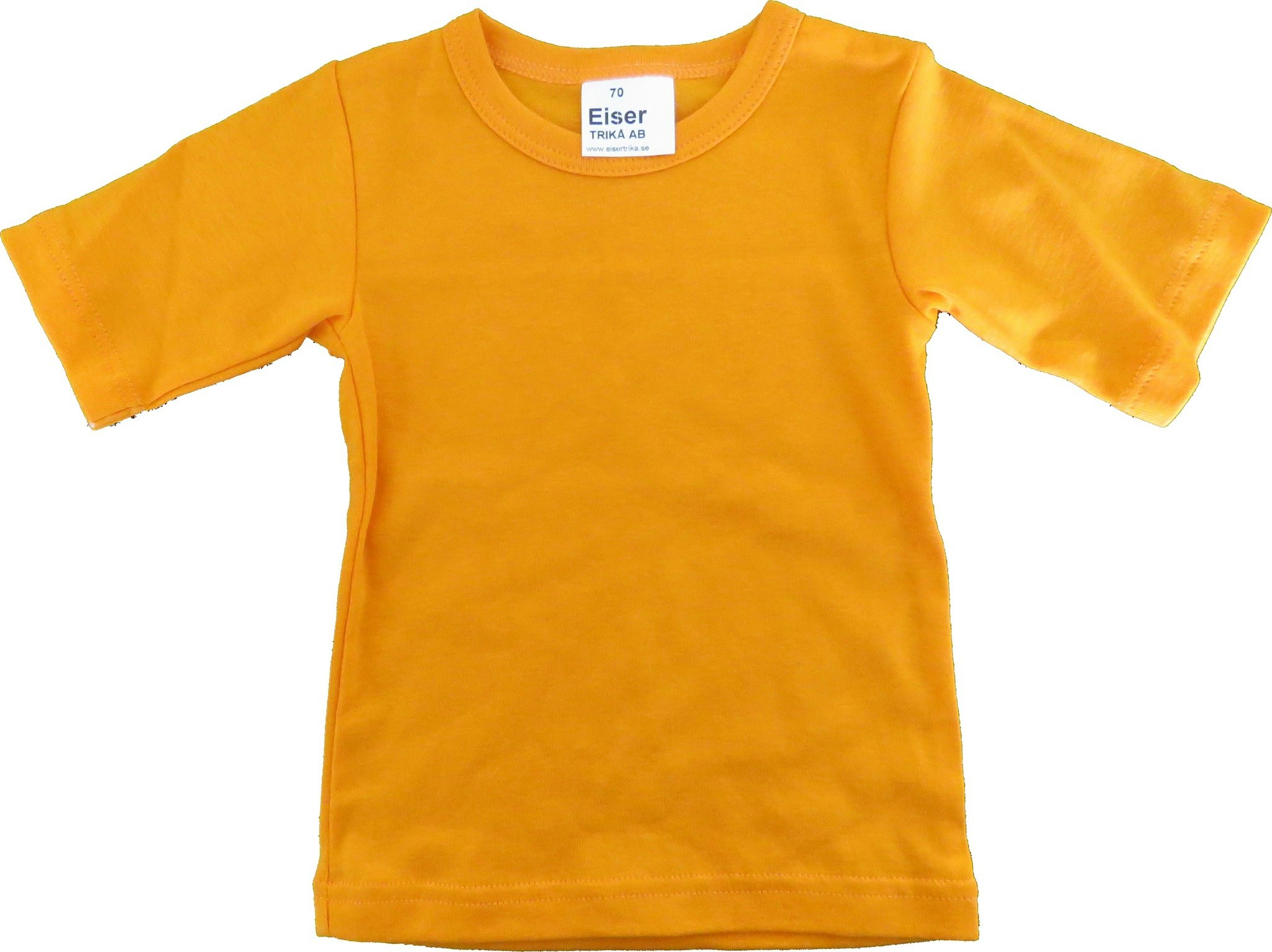 Basic t-shirt kortärmad orange 70/86cl