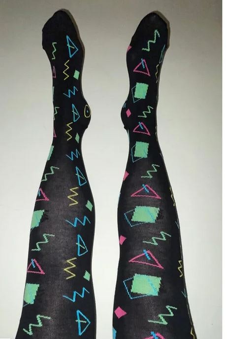 Strumpbyxor 80´s neon- Small-Large