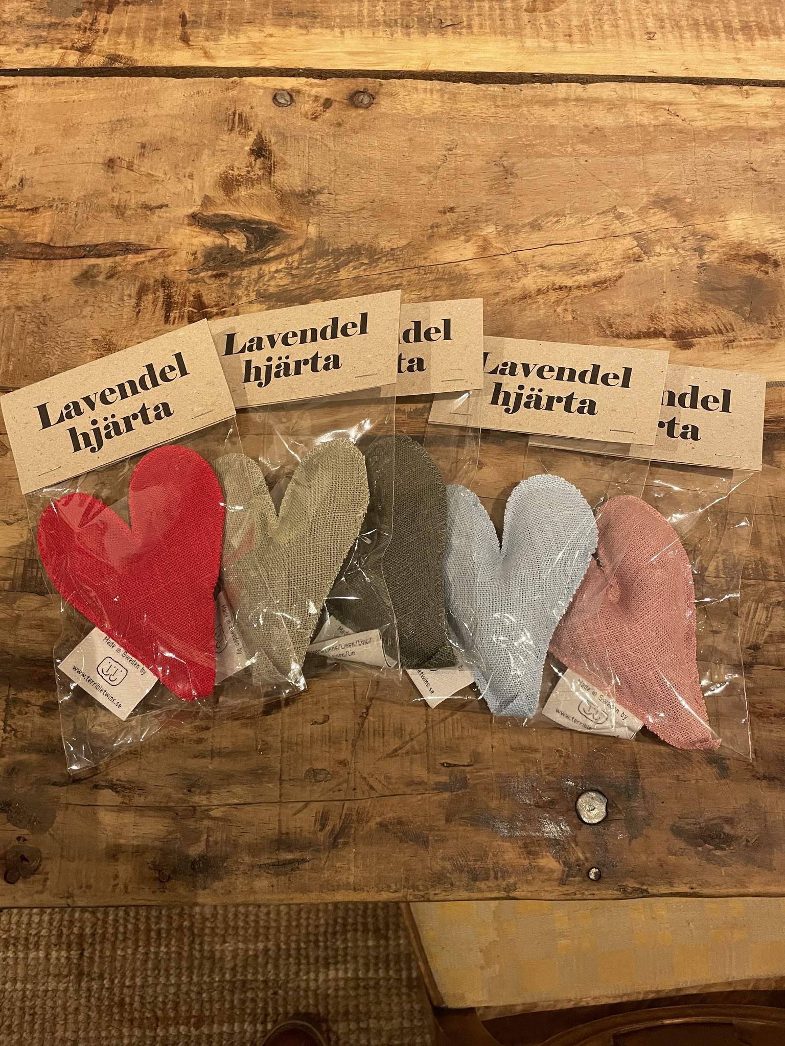 Ekologiska Lavendelhjärtan - Handgjorda i Sverige!
