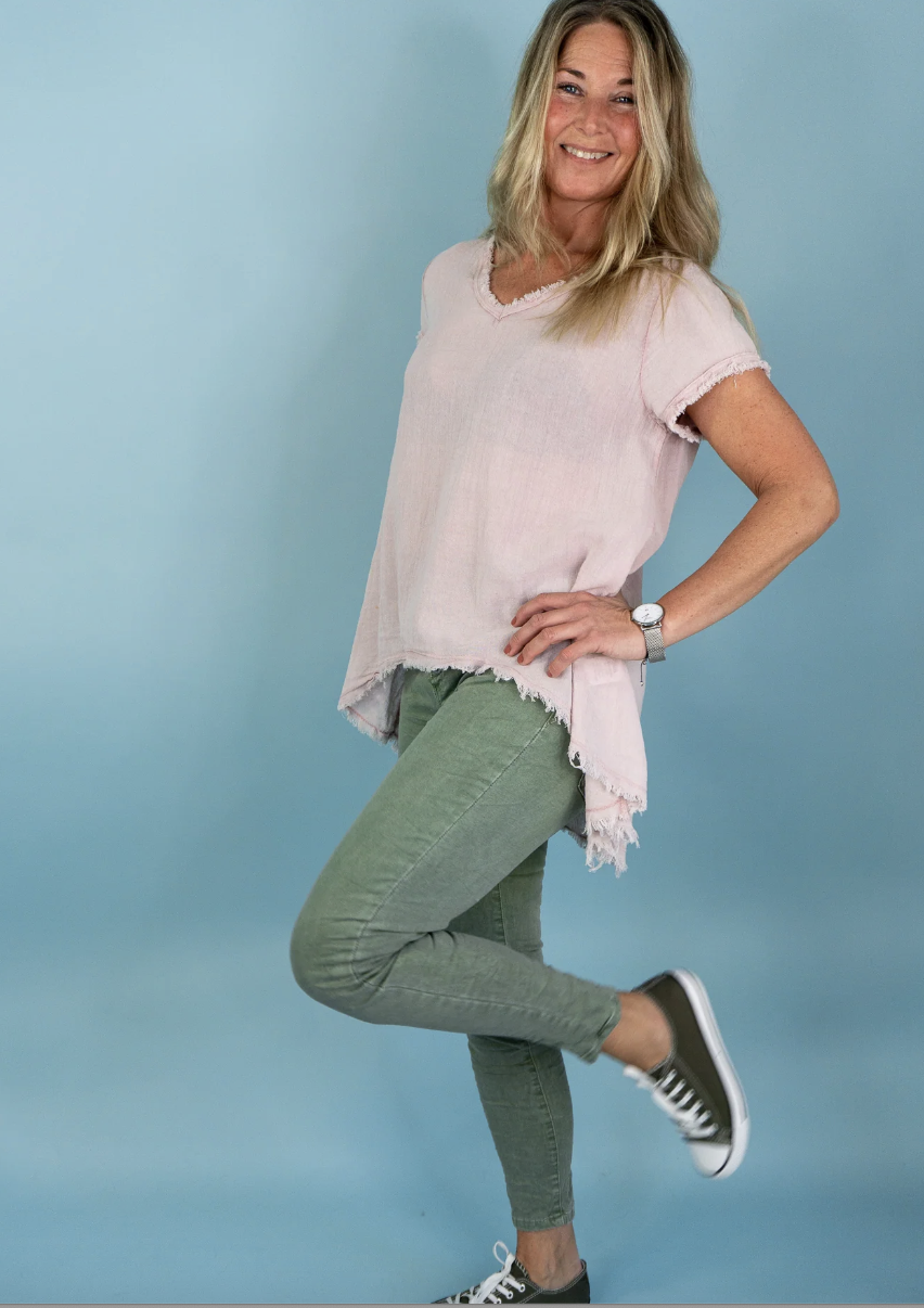 Boyfriend jeans kaki
