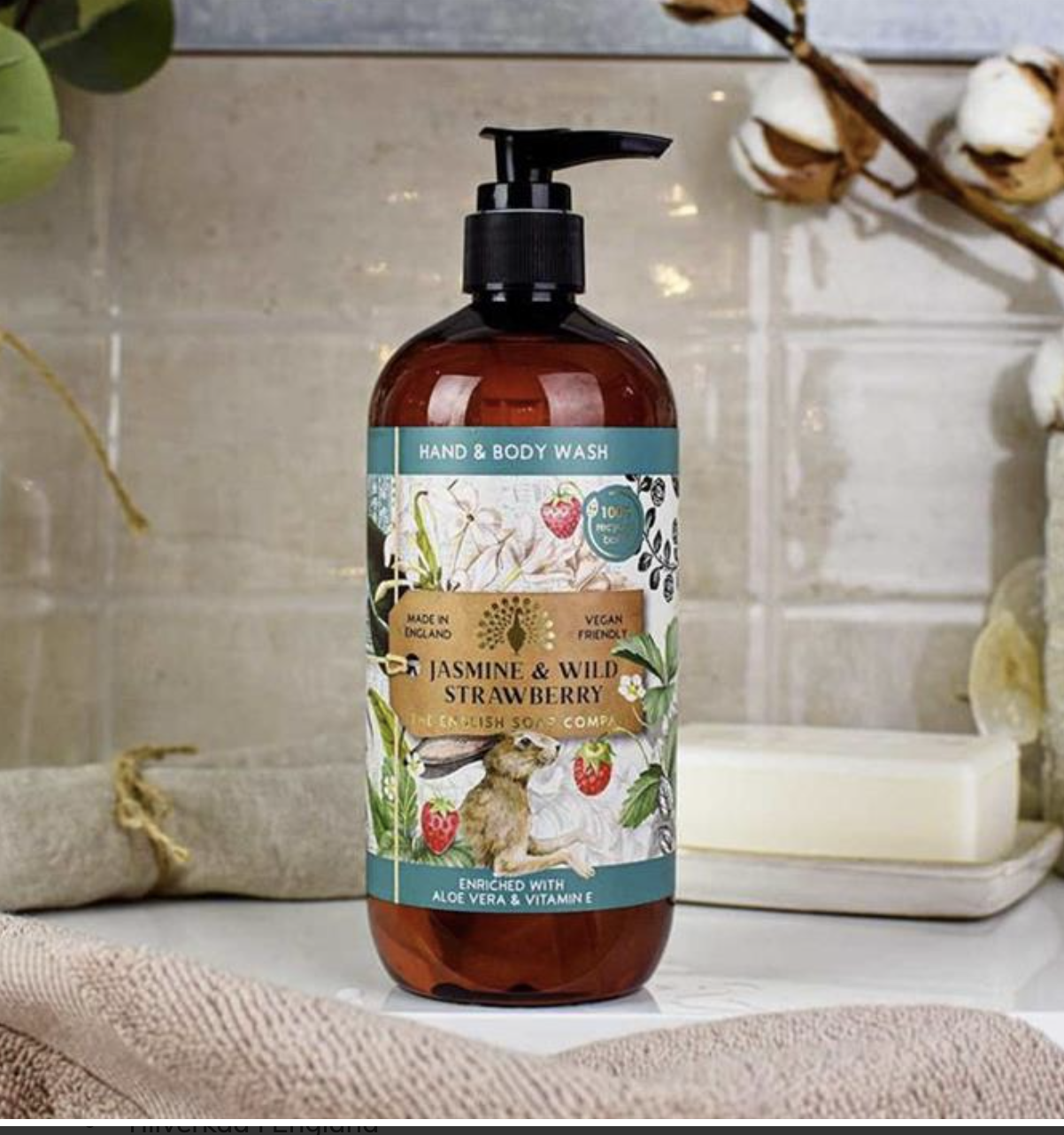 Hand & Body Wash 500ml Jasmine & Willd Strawberry