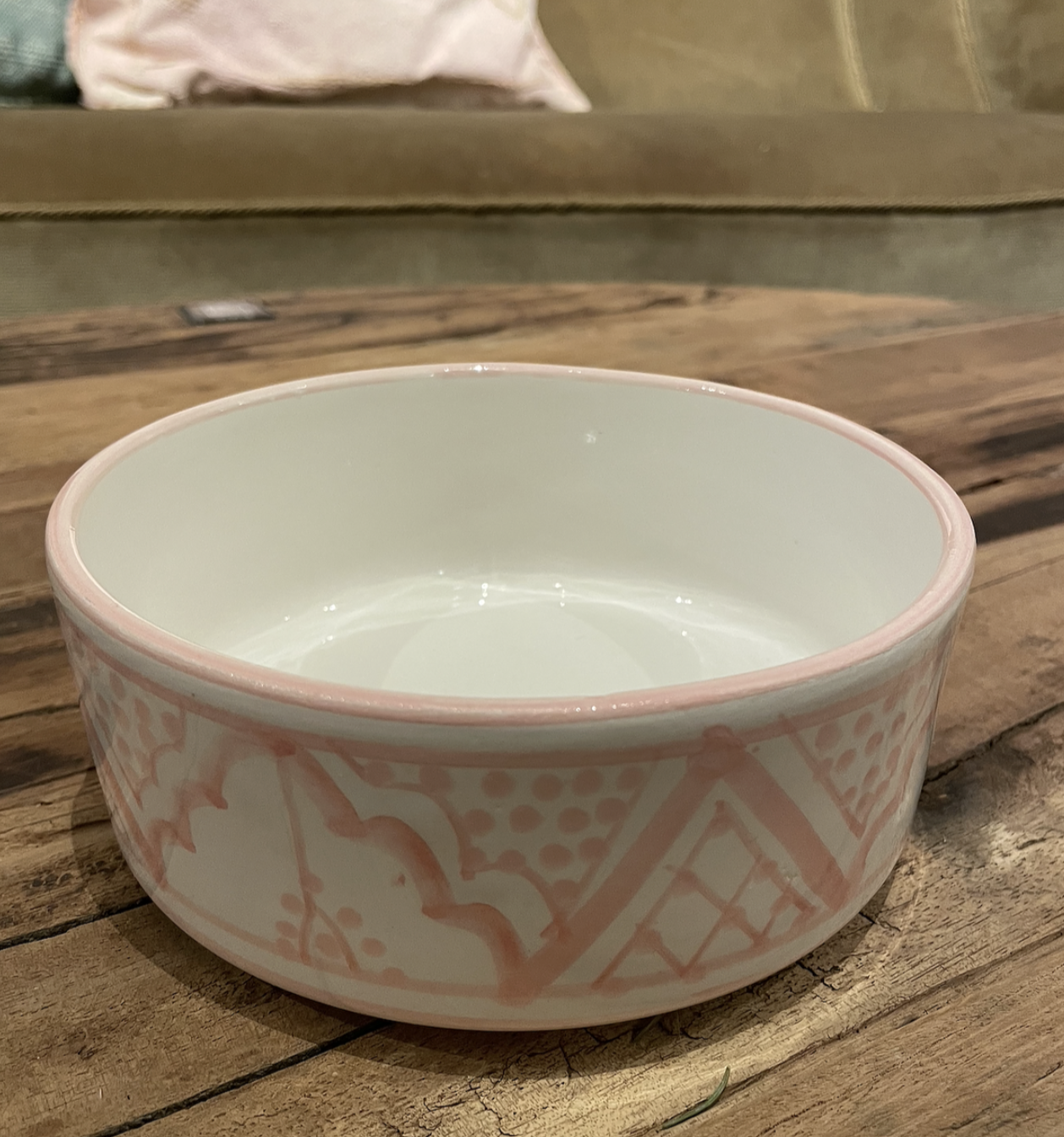 marockansk skål rosa
