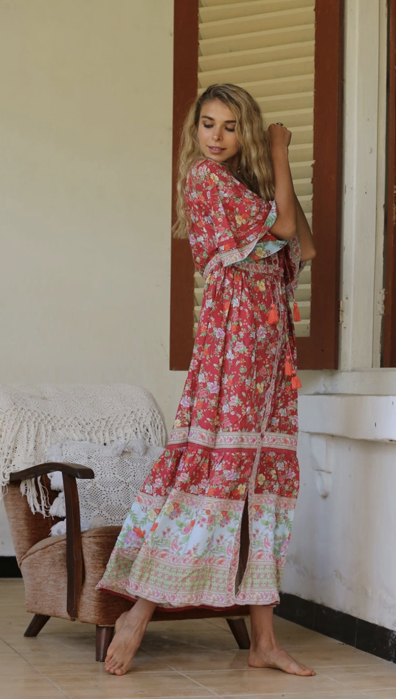 Havillah Maxi Dress - Rococo Red