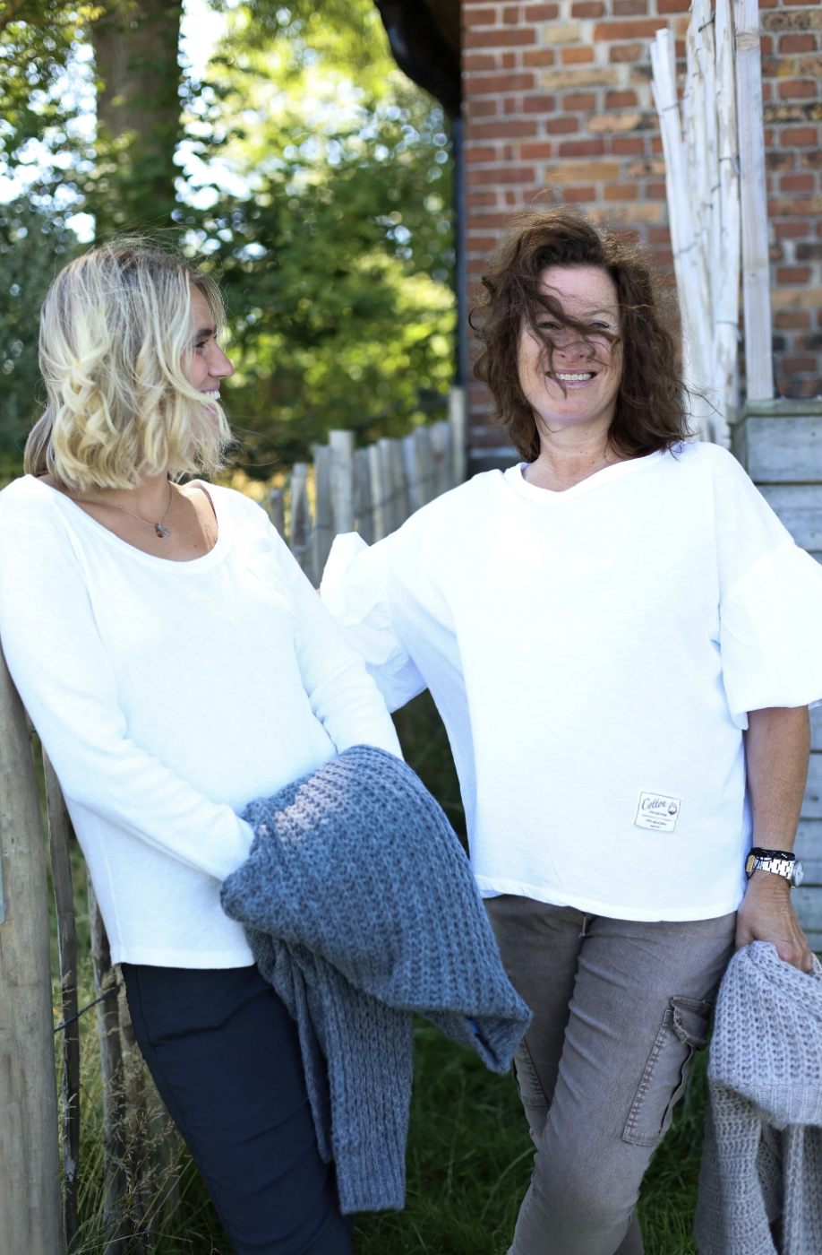 Ribb Basic T, White