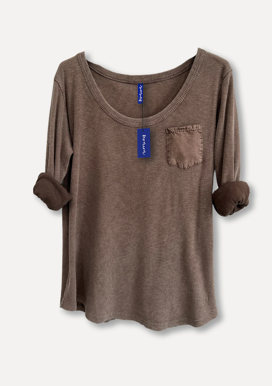 Ribb Basic T, Brown
