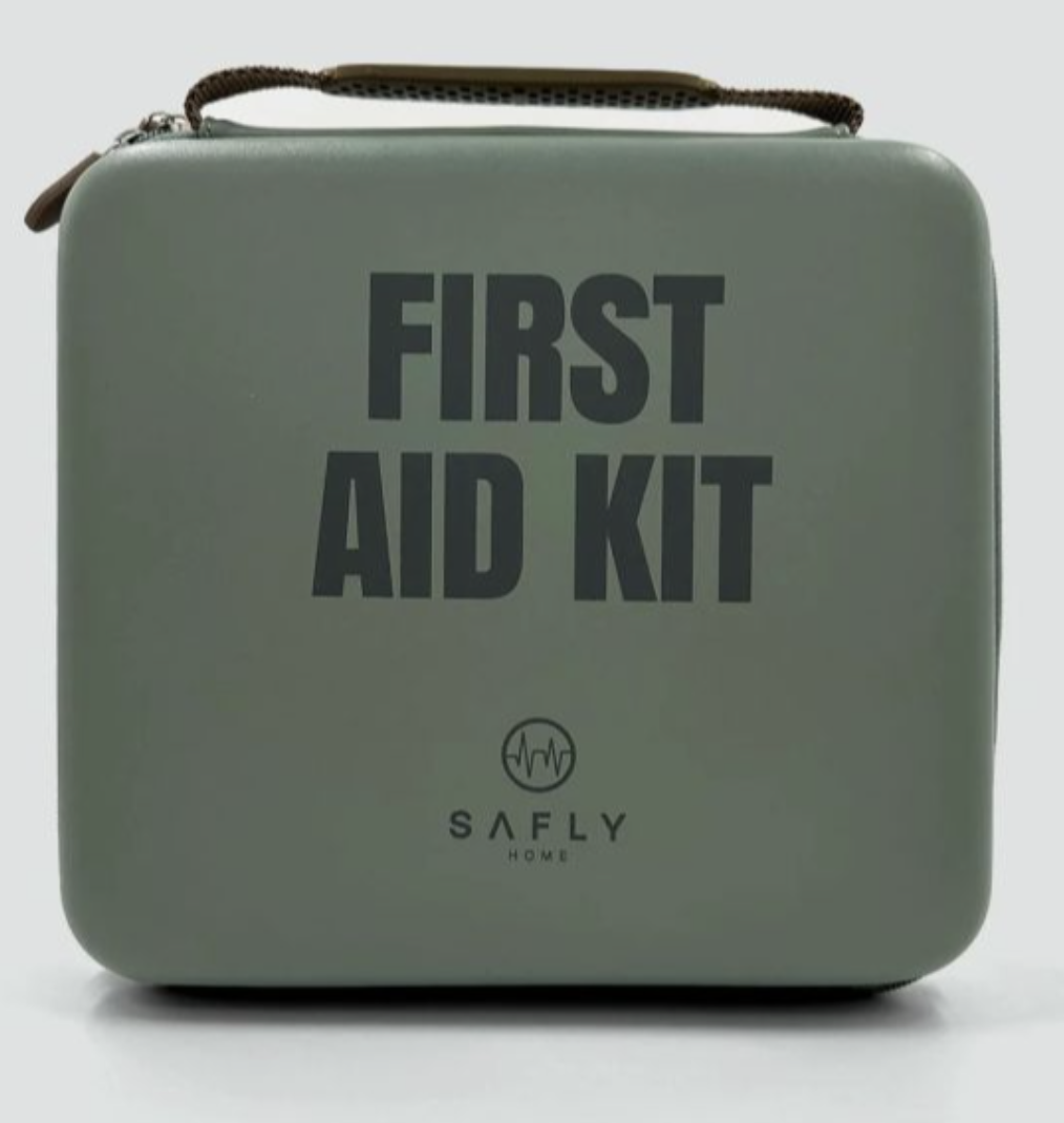 Safly first aid kit grön