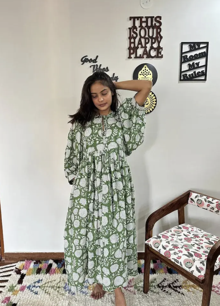 Cotton Floral Printed dress