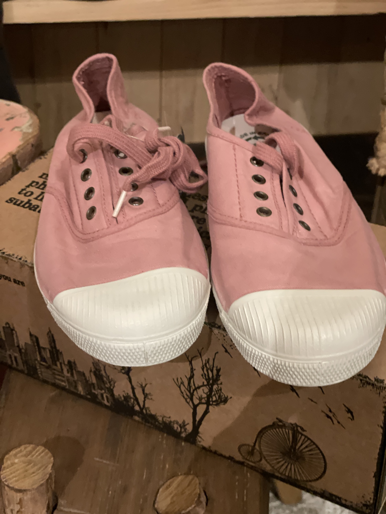 Natural world slip in skor rosa