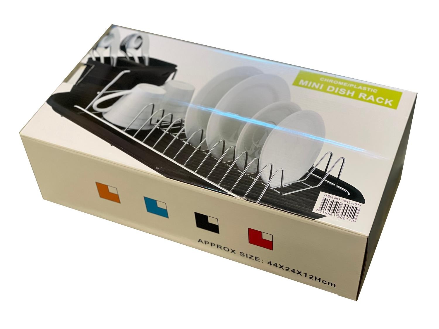 Diskställ Svart kompakt