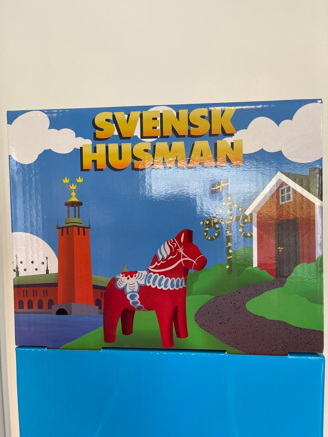 Strumpor Semla Blå stl 36-40