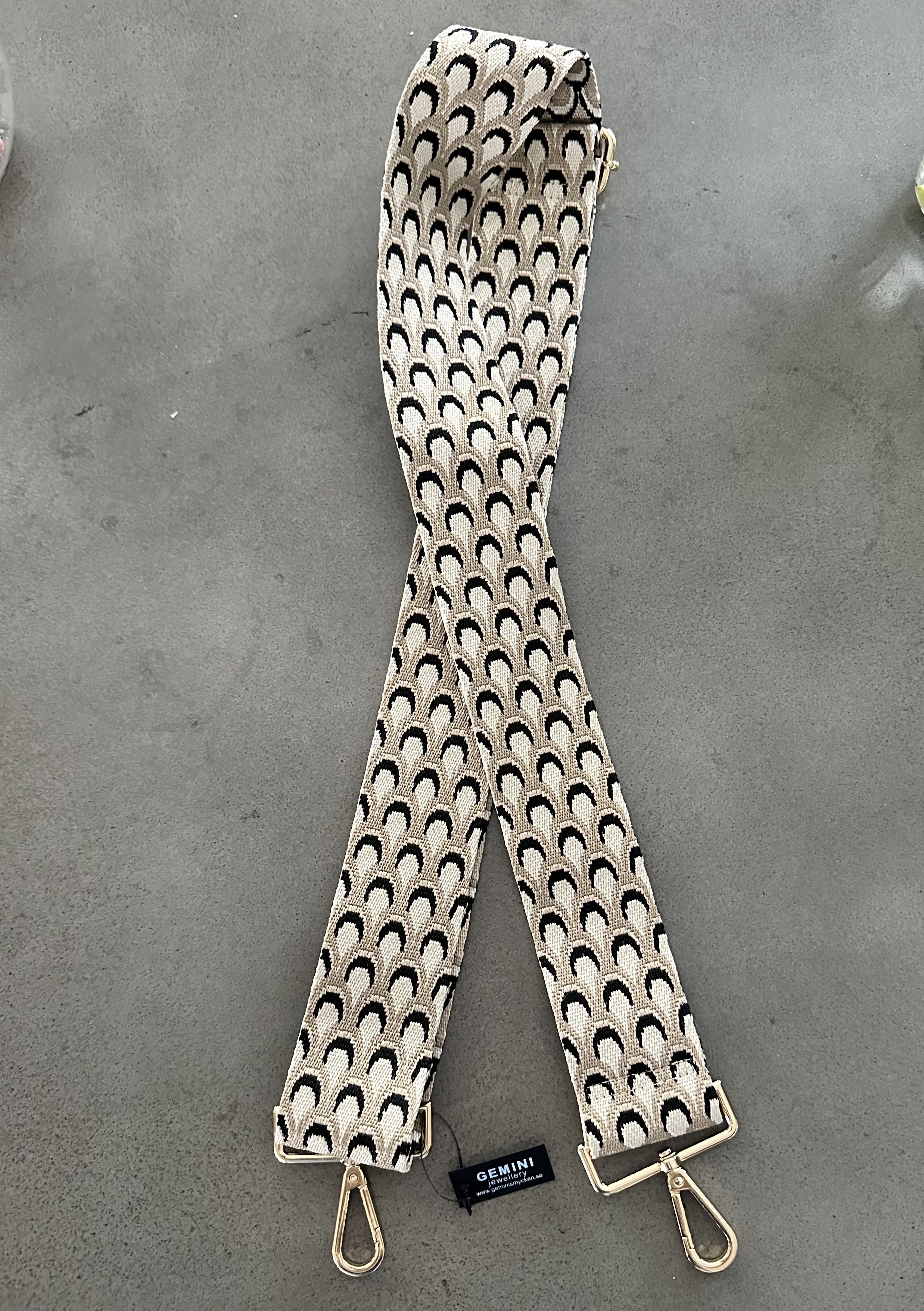 Väskband beige