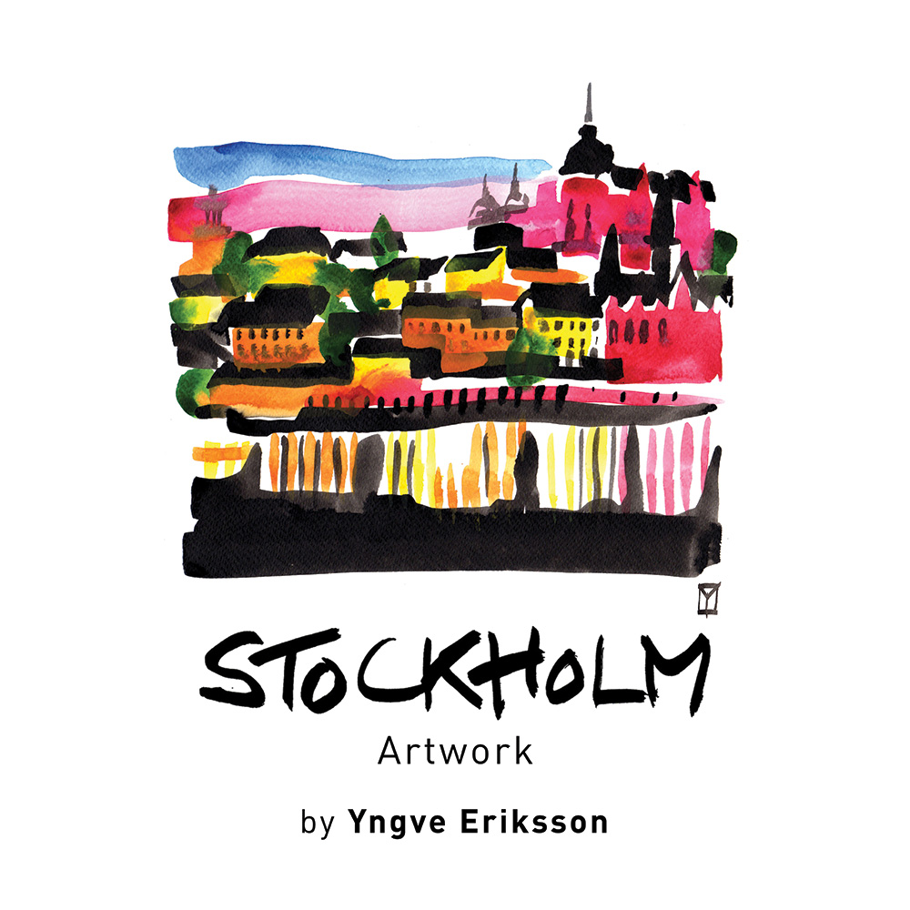Stockholm Mariaberget Affisch/Yngve Eriksson Art & Design