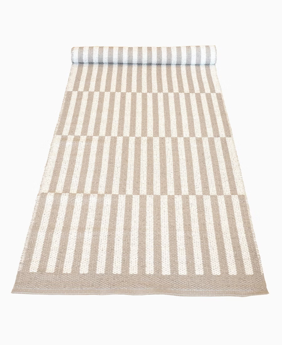 Matta Stripes-beige/vit