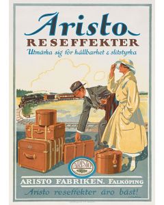 Vykort Aristo Reseeffekter 1930-tal