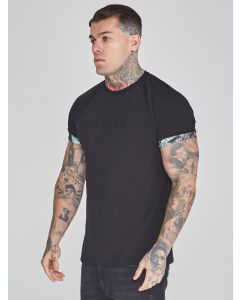 Roll Sleeve T-Shirt Black