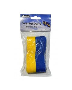 Band Studentband blå/gult 50 mm/4 meter