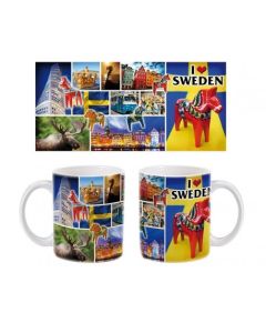 Mugg I LOVE SWEDEN