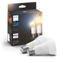 White Ambiance E27 2-pack